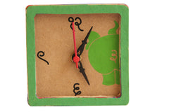 Desk Clock Green